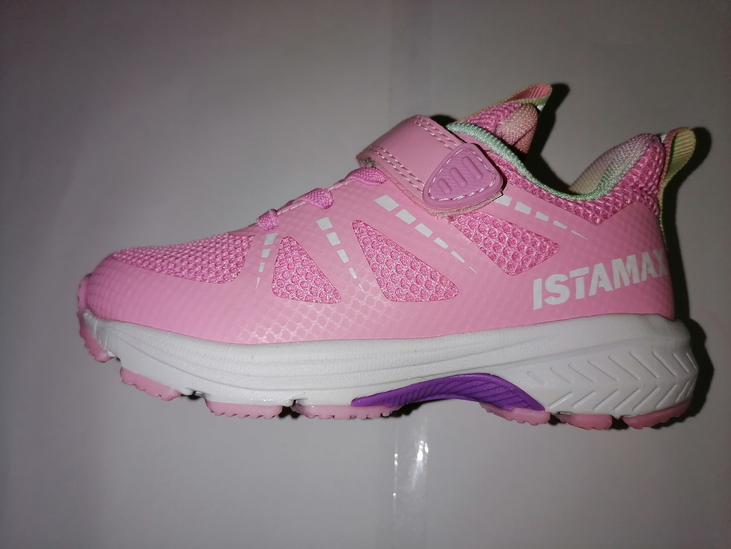 IMAA3804 ROSA- TENNIS BASSO STRAP+ELASTICI FG