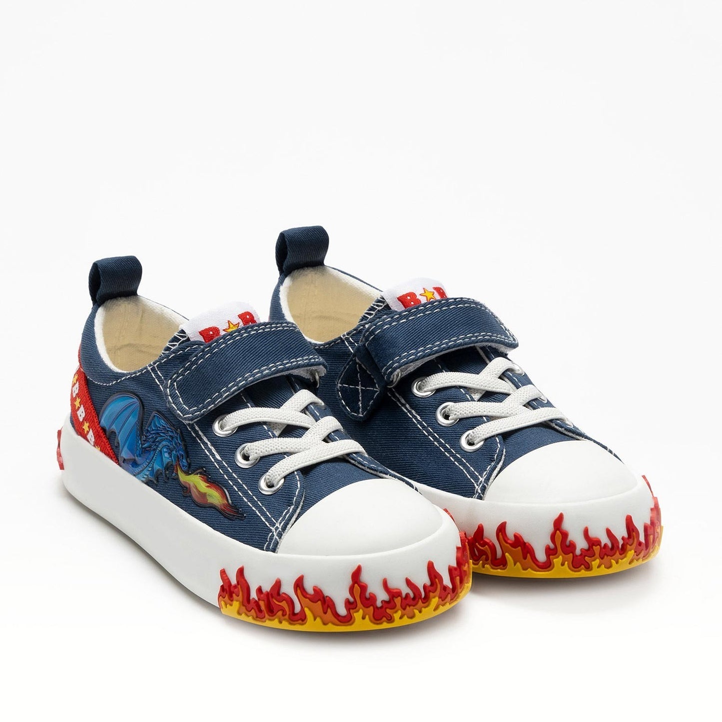 Bull Boys Sneaker basso con Drago - Blu