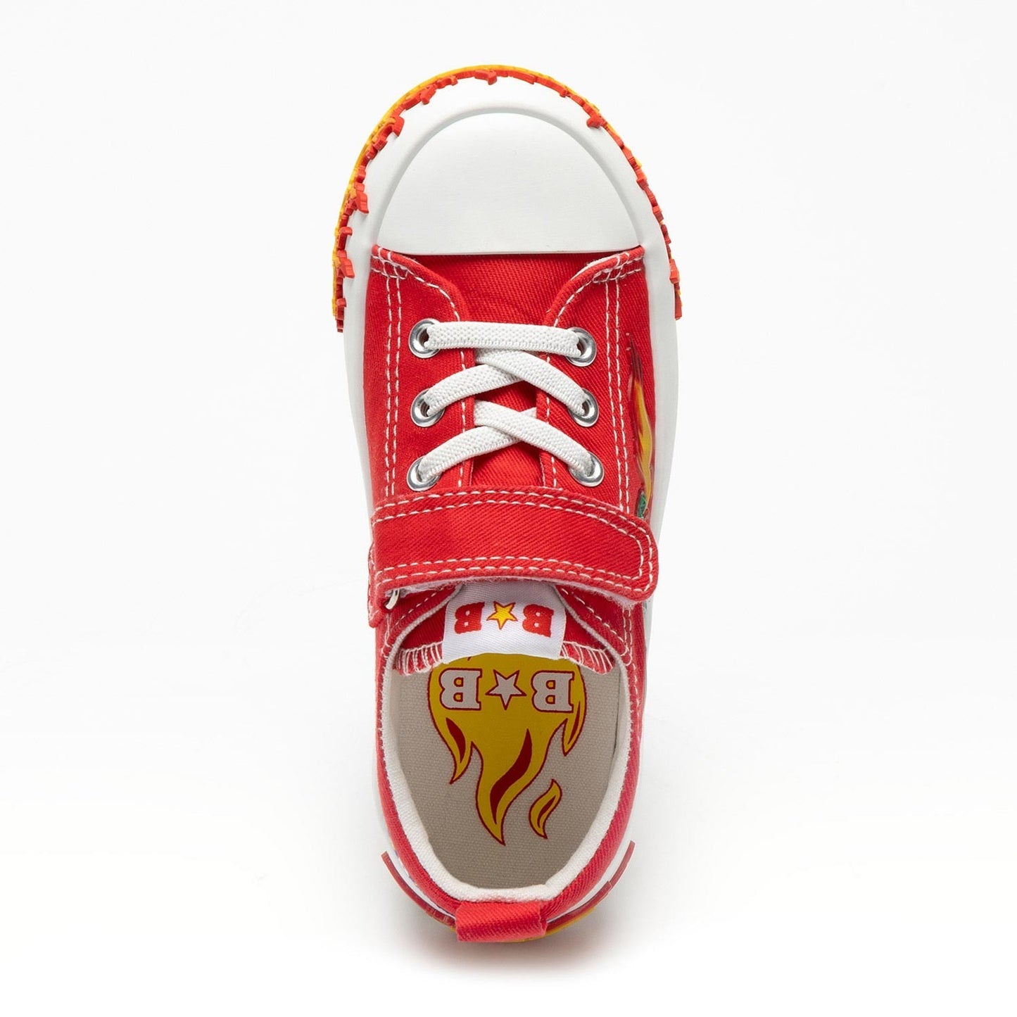 Bull Boys Sneaker basso con Drago - Rosso