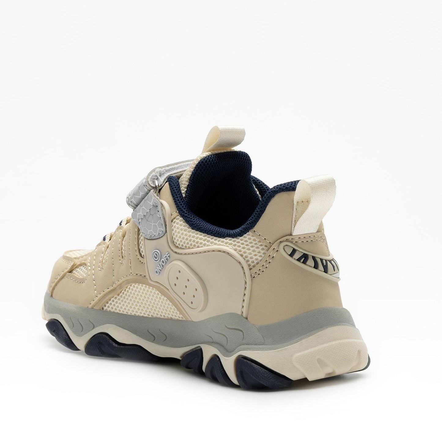 Bull Boys Scarpa Sportiva T-Rex con Luci - Beige