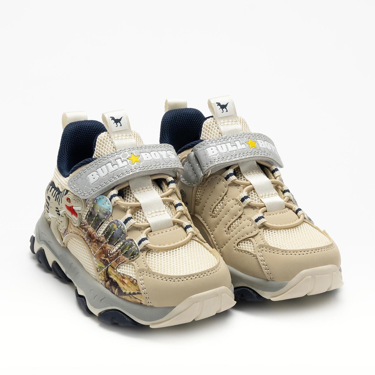 Bull Boys Scarpa Sportiva T-Rex con Luci - Beige